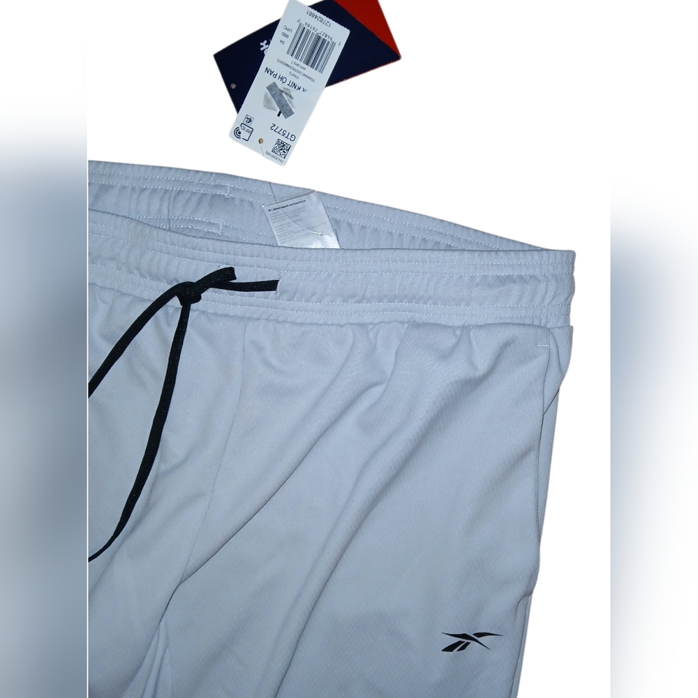 NWT Reebok WOR Knit Open Hem Pant Pure Grey, Men's Large - Picture 2 of 4